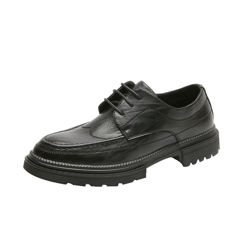 Brogue Cipő Férfi Divatos Alkalmi Üzleti Ruha Légáteresztő Fekete Px78-g