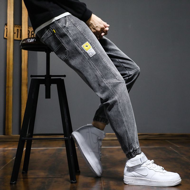 Cargo Jeans Férfi Alkalmi Nadrág 2023 Egyenes