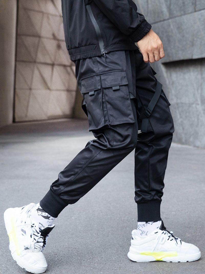 Munkaruha Férfi Alkalmi Nadrágok Leggings Laza Derékközépig